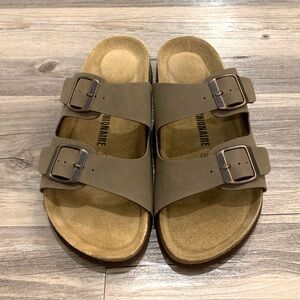 Cushionaire Brown Double Strap Sandals